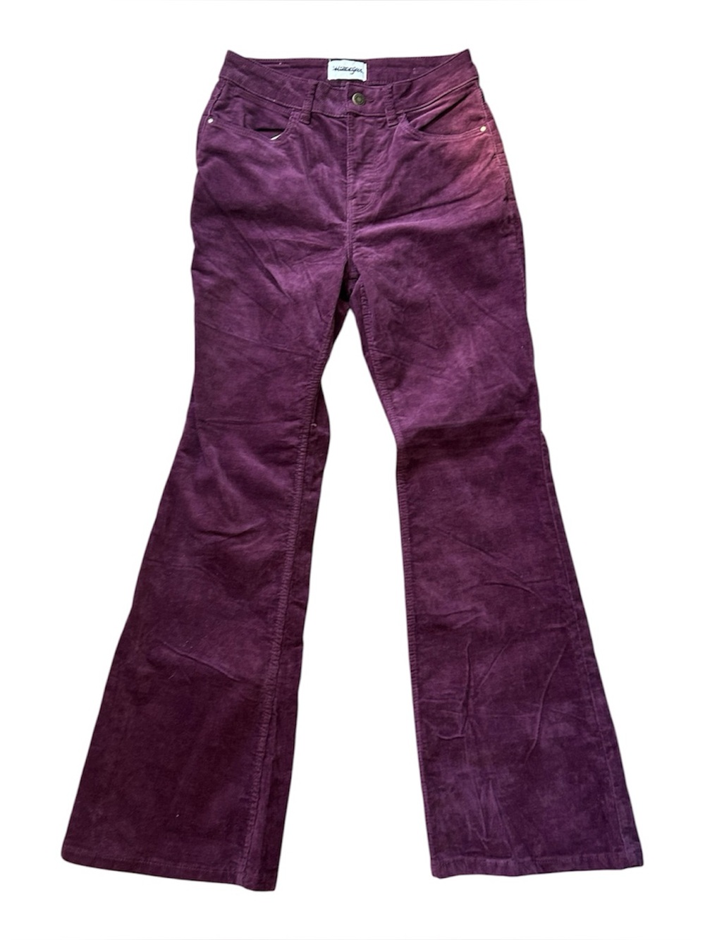 Wrangler Plum Corduroy Boot Cut Pants
